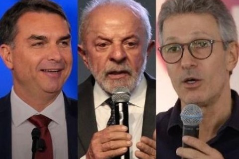 Atlas Bloomberg: Lula empata com Flávio, Jair e Zema em eventual 2º turno